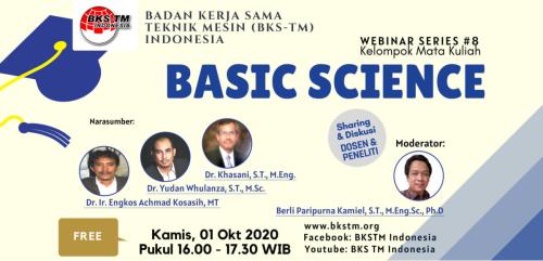 Webinar Series #8 Basic Science (Sosialisasi Draft Kurikulum Inti & Bahan Ajar BKS-TM)