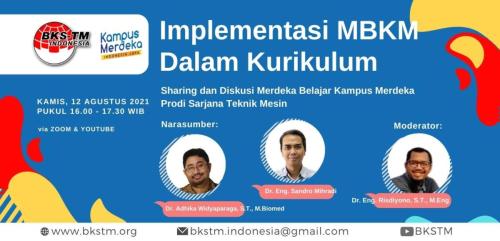 Webinar Implementasi MBKM Dalam Kurikulum (12 Aug 2021)