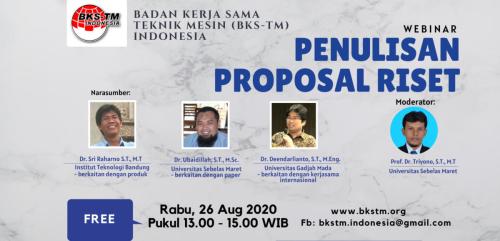 Webinar Penulisan Proposal Riset